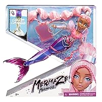 MERMAZE Color Change Harmonique Mermaid Doll with Stylish Accessories, Poseable, Ages 4-12+