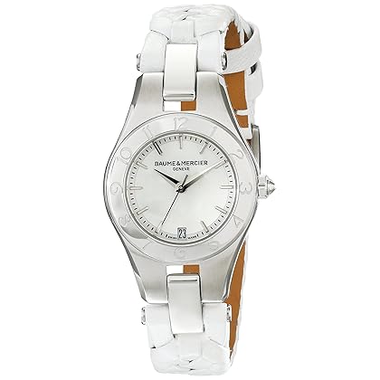 Baume & Mercier Women's BMMOA10117 Linea Analog Display Quartz White Watch