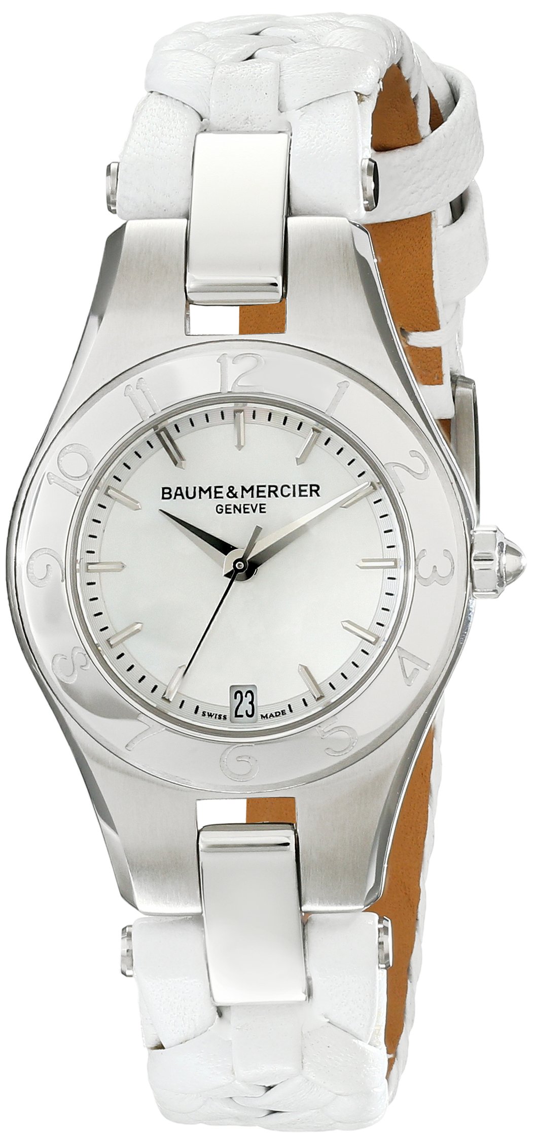 Baume & Mercier Women's BMMOA10117 Linea Analog Display Quartz White Watch