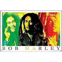 24903 Bob Marley Colors Decorative Poster