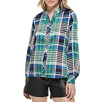 Karl Lagerfeld Paris Everyday Blouse – Woven Long Sleeve Shirts for Women