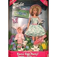 Barbie Easter Egg Party and Kelly Gift Set + Fun Easter Scene with Re-Usable Vinyl Stickers