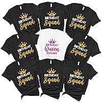 Birthday Queen and Squad Group T Shirts, Chapter 50 Birthday Shirts, Birthday Queen T Shirt, Birthday Squad Shirts