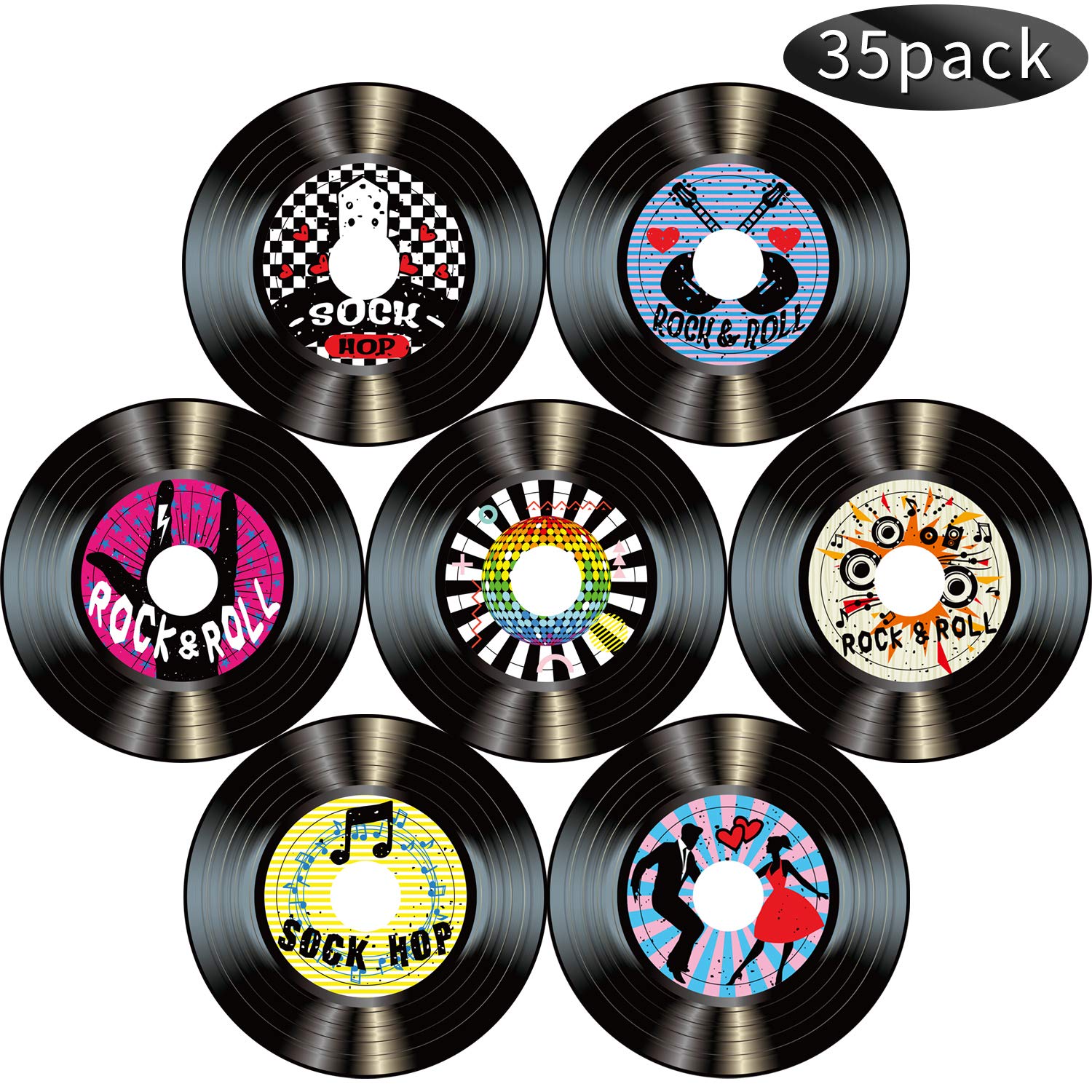 Mua Pack of 35 x 7 Inch 1950s Rock \'n\' Roll Music Party ...