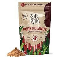 Natural Kola Nut Energy Powder | More Effective Than Coffee & Tea | Mixes in Smoothies, Workout Shakes & Teas | 100% Plant Based Caffeine | 7.4oz (42 Servings) | by Bissy Energy