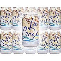 La Croix Coconut Naturally Essenced Flavored Sparkling Water, 12 oz Can (Pack of 10, Total of 120 Oz)