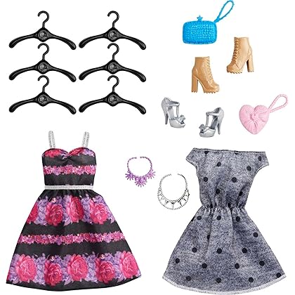 Barbie Fashionistas Ultimate Closet Portable Fashion Toy with Doll, Clothing, Accessories and Hangers, Gift for 3 to 8 Year Olds