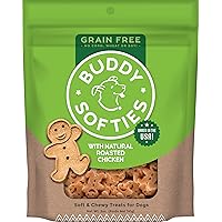 Buddy Biscuit Softies 5 oz Pouch, Soft & Chewy, Natural Roasted Chicken Flavor Dog Treats, Oven Baked in the USA