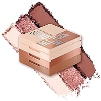 Maybelline New York Shadow Blocks Shadow Blocks Eyeshadow Palette, Stacked Eye Shadow Trio, 82nd & Park Ave, 0.08 oz