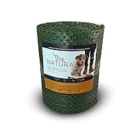 Natura Turf 10376807 Outdoor Artificial Grass for Dogs, Turf Grass Patch Blends in with Natural Grass, Keeps Paws and Homes Clean, 17.5 in. x 15 ft., Green