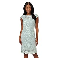 Adrianna Papell Women's Embroidered Lace Sheath