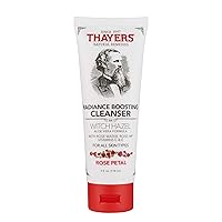 Rose Petal Radiance Boosting Cleanser with Vitamin C and Vitamin E, 4 Ounces THAYERS Rose Petal Radiance Boosting Cleanser with Vitamin C and Vitamin E, 4 Ounces