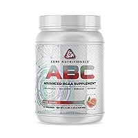 Core Nutritionals Platinum ABC Advanced Intra-Workout BCAA Supplement with 2.5 G Beta Alanine, Citrulline Malate to Increase Endurance and Performance, 50 Servings (Pink Guava)
