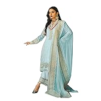 Delisa New Wedding Party wear Embroidered Salwar Kameez Indian Dress Ready to Wear Salwar Suit For Women 7112