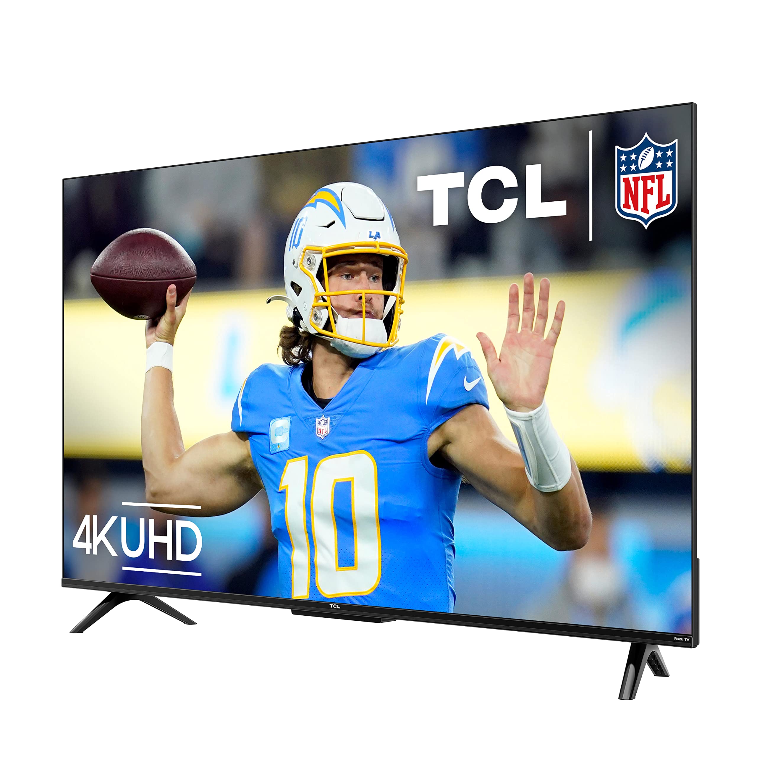 TCL 43-Inch Class S4 4K LED Smart TV with Roku TV (43S450R, 2023 Model), Dolby Vision, HDR, Dolby Atmos, Works with Alexa, Google Assistant and Apple HomeKit Compatibility, Streaming UHD Television