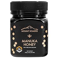 Mount Somers Premium Manuka Honey MGO 514+ / UMF 15+ 100% Pure New Zealand Manuka Honey - Genuine Natural Superfood - UMF Certified & Traceable 8.8oz Jar