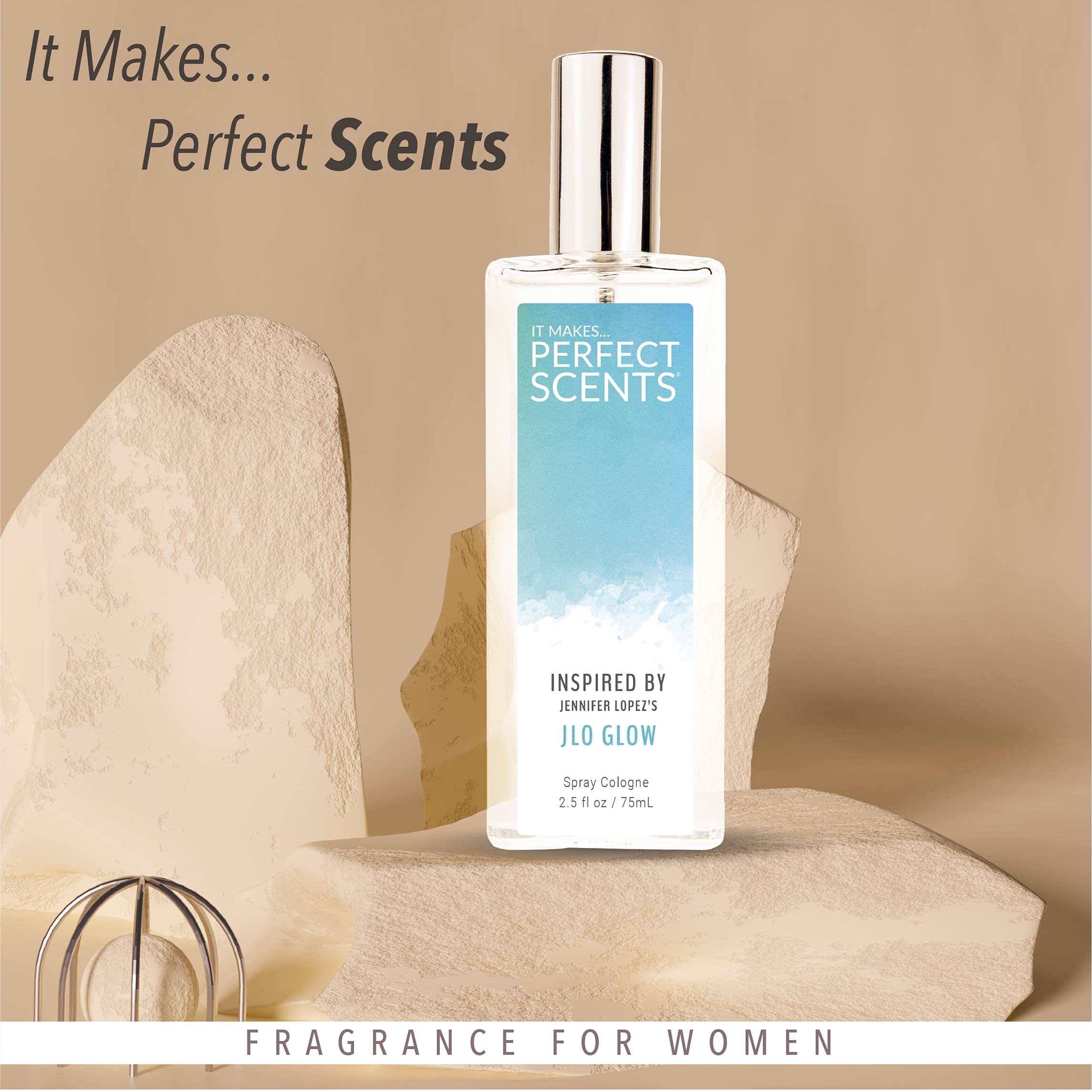 Perfect Scents Fragrances | Inspired by Jennifer Lopez's J Lo Glow | Women’s Eau de Toilette | Paraben Free | Never Tested on Animals | 2.5 Fluid Ounces