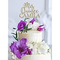 Mis Quince Cake Topper Custom Cake Topper 15th Birthday Party Decoration Birthday Favors