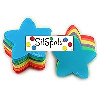 SitSpots® 30 Multi Color Star Pack (Size 4