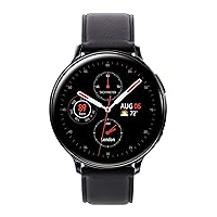 SAMSUNG Galaxy Watch Active 2 (44mm, GPS, Bluetooth, Unlocked LTE,) Smart Watch with Advanced Health Monitoring, Fitness Tracking, and Long lasting Battery, Aqua Black - (US Version)