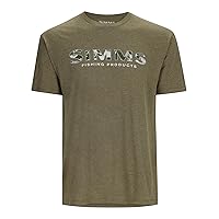 Simms Logo T-Shirt – Men's Short Sleeve Crewneck Tee