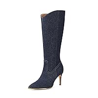 Arromic Women's Pointed Toe Knee High Boots 3.15
