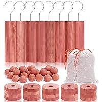 Cedar Blocks for Clothes Storage, Set of 60, Cedar Chips for Closets and Drawers, Aromatic Cedar Wood Balls and Cedar Sachets, Cedar Closet Freshener