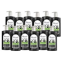 Deep Pore Charcoal Cleanser, with Deep Pore Cleansing for Dirt and Makeup Removal From Oily Skin, 6.77 Ounce (Pack of 12)