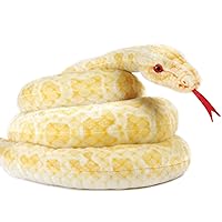 VIAHART Alba The Albino Burmese Python - 100 Inch Long Stuffed Animal Plush Snake - by Tiger Tale Toys