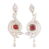 Traditional Amazing Style Gold Plated Indian Earrings Partywera Jewelry