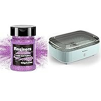 Resiners Holographic Ultra Fine Glitter Powder & Resin Curing Machine, 1/128