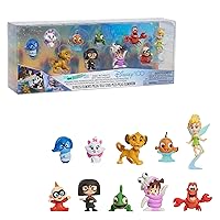 Just Play Disney100 Years of Small But Mighty, Limited Edition 10-piece Figure Set, Officially Licensed Kids Toys for Ages 3 Up
