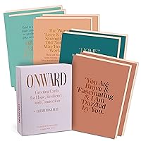 Elizabeth Gilbert Onward Encouragement Cards, Box of 8 Assorted Greeting Cards by Elizabeth Gilbert (Box of 8, Assorted Cards, 2 Each 4 Styles)