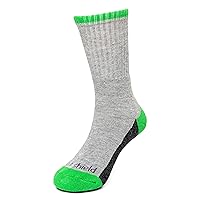 Kids Sport Crew Sock, Stretchy and Comfortable Crew Socks with Padding and Tick Protection