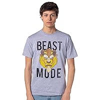 Disney Beauty and The Beast Movie Men's Beast Mode Graphic T-Shirt