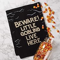 Primitives by Kathy 100815 Halloween Dish Towel, 28 X 28-Inch, Little Goblins