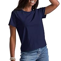 Hanes Womens Essentials T-Shirt, Cotton Crewneck Tee, Classic Fit T-Shirt For Women