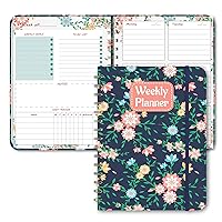 7.6 x 10.2Big Size Planner To do list planner notebook 52 Weeks Planner Cheneyboo Weekly Planner Undated Black 