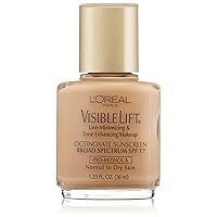 L'oreal Visible Lift Line-minimizing and Tone-enhancing Makeup, Normal/Dry Skin, Golden Beige, 1.25-Fluid Ounce