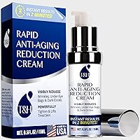 Rapid Anti-Aging Reduction Cream Visibly Reduces Wrinkles, Under-Eye Bags and Dark Circles, Powerfully Tighten and Lifts Tired Skin - 15mL