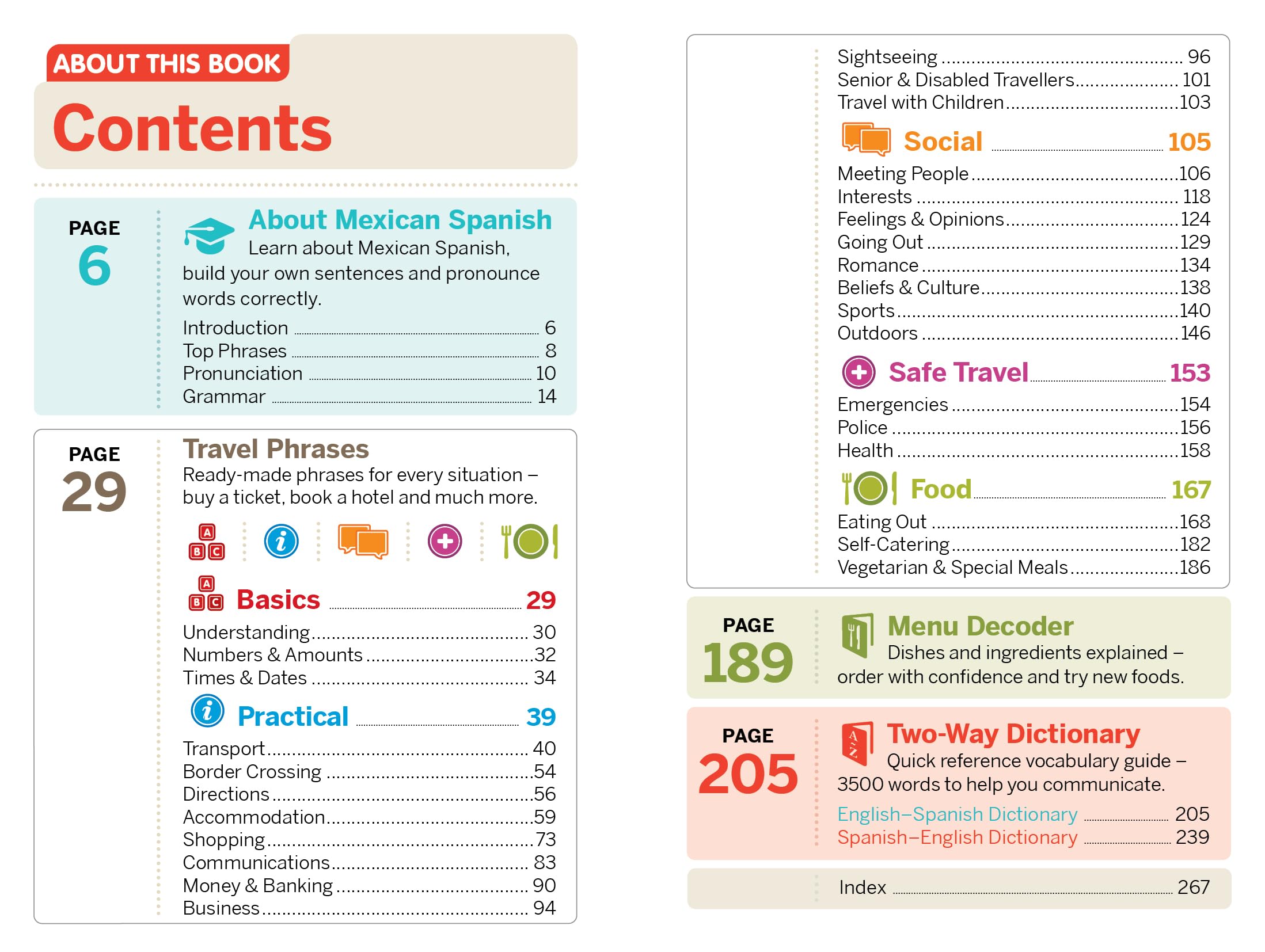 Lonely Planet Mexican Spanish Phrasebook & Dictionary 6