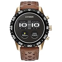 Citizen CZ Smart PQ2 44MM Sport Smartwatch with YouQ App with IBM Watson® AI and NASA research, Wear OS by Google, HR, GPS, Fitness Tracker, Amazon Alexa™, iPhone Android Compatible, IPX6 Rating