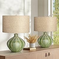 360 Lighting Gordy Mid Century Modern Accent Table Lamps 20 1/2