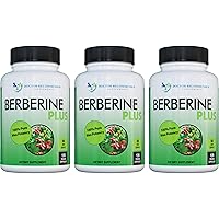 DOCTOR RECOMMENDED SUPPLEMENTS Berberine Plus 1200mg Per Serving - 120 Veggie Capsules Royal Jelly (120 Count (Pack of 3))