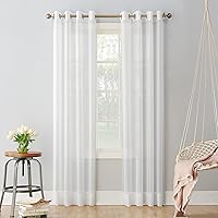 No. 918 Emily Sheer Voile Grommet Curtain Panel, 59