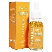 Turmeric Serum for Face & Body - All Natural Turmeric Skin Brightening Serum for Dark Spots - Turmeric Facial Repair Serum Cleanses Skin, Fights Acne, Evens Tone, Minimizes Pores - Pure Turmeric Oil