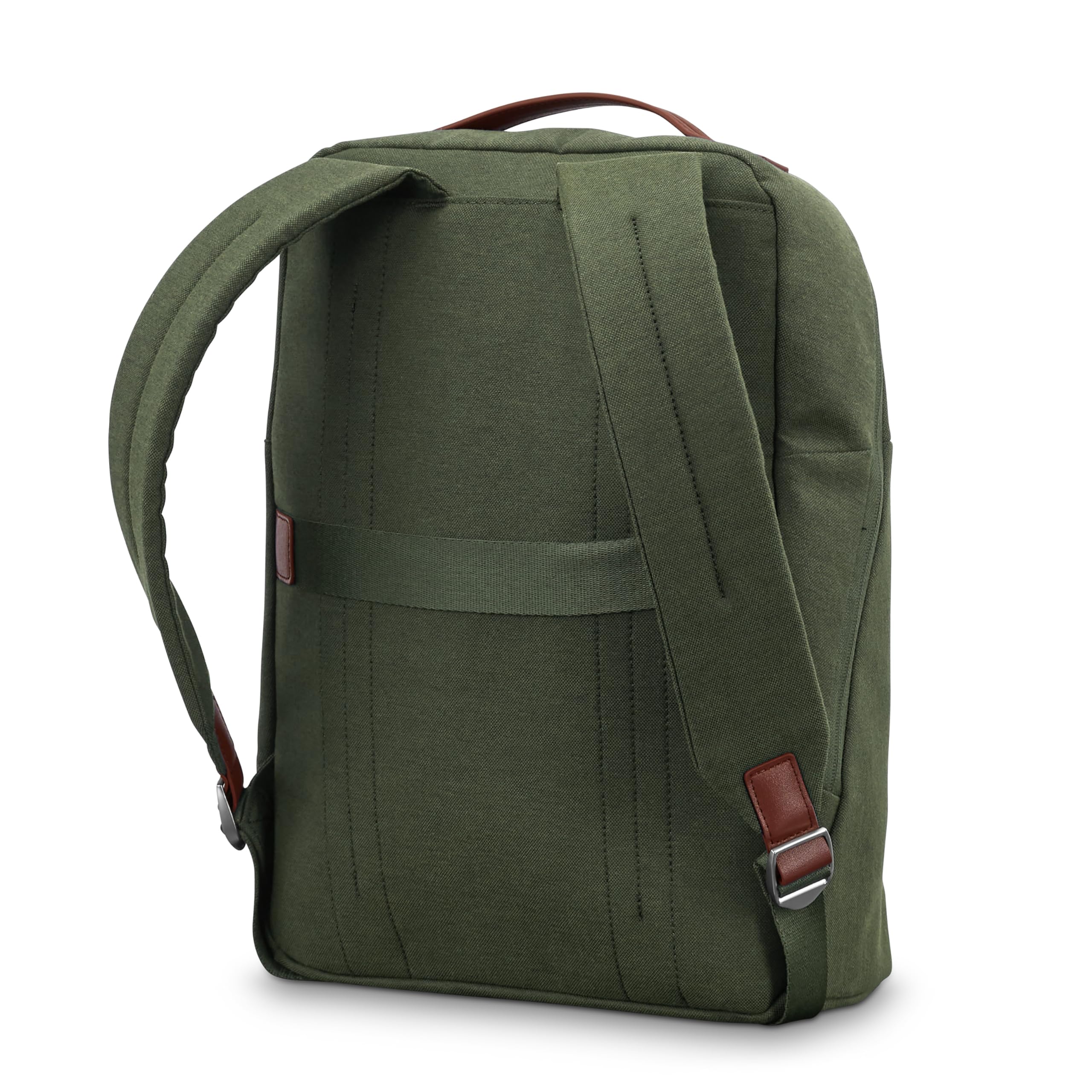 Samsonite Virtuosa Carry-On Travel Backpack with Padded Laptop Sleeve, Pine Green