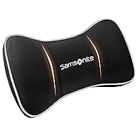 SAMSONITE, Travel Neck Pillow for Car or SUV, Boost your DRIVING COMFORT, High Grade - Memory Foam, Comfortable Headrest Cushion, Fits ALL VEHICLES, Black