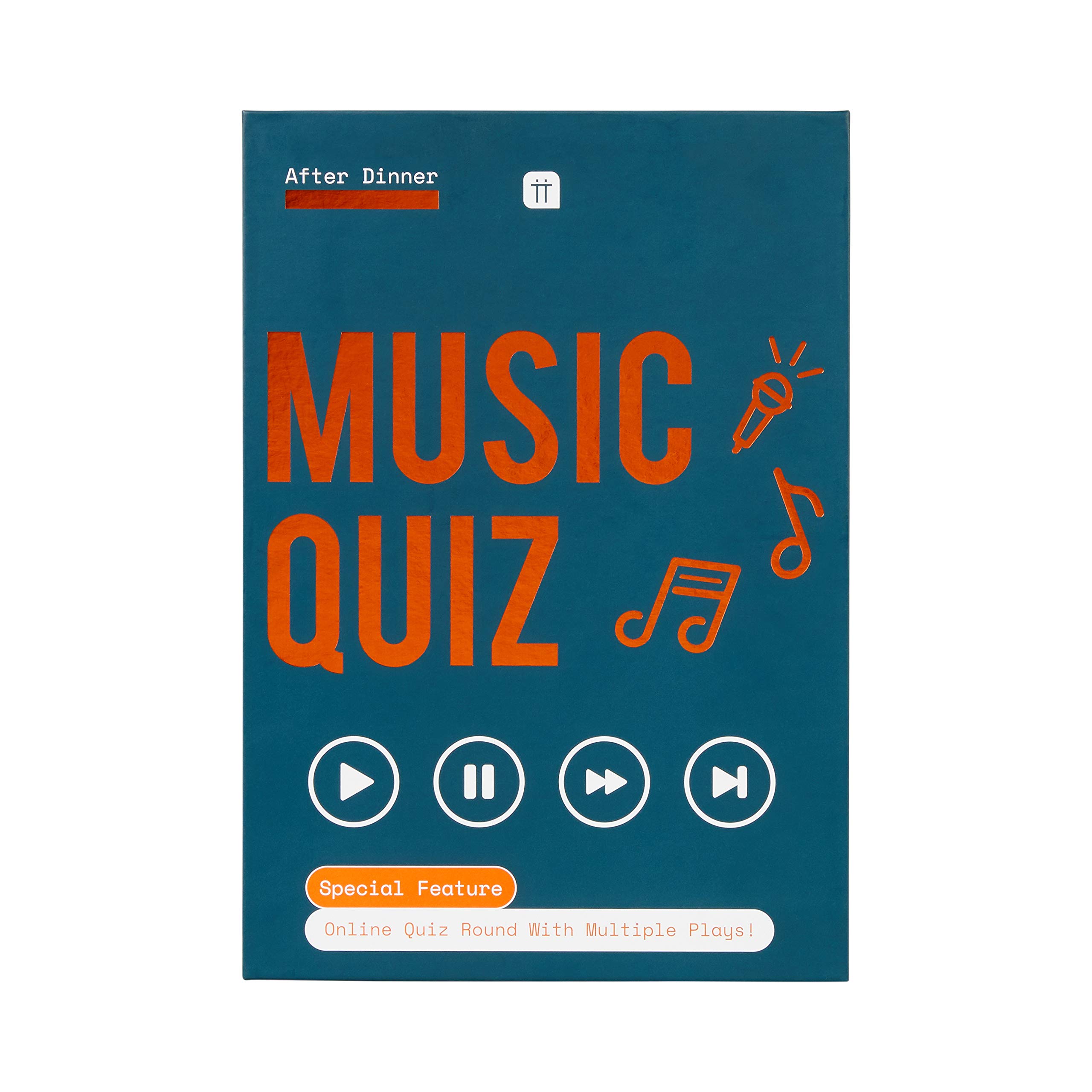 Talking Tables Music Trivia Quiz Game | Games Night | After Dinner, Multiple Plays, General Knowledge, Family, Friends, Christmas, Birthday, Present, Gift