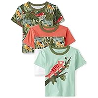 The Children's Place Baby Toddler Boys Long Sleeve Graphic T-Shirt 3 Pack